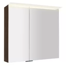   Sapho Linex tükrös szekrény LED világítással 80x70x15 cm, rusztikus fenyő LX080-0016