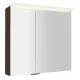Sapho Linex tükrös szekrény LED világítással 80x70x15 cm, rusztikus fenyő LX080-0016