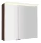 Sapho Linex tükrös szekrény LED világítással 80x70x15 cm, rusztikus fenyő LX080-0016