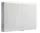 Sapho Linex tükrös szekrény LED világítással 100x70x15 cm, ezüst tölgy LX100-0011
