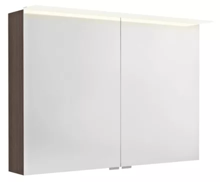 Sapho Linex tükrös szekrény LED világítással 100x70x15 cm, rusztikus fenyő LX100-0016