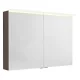 Sapho Linex tükrös szekrény LED világítással 100x70x15 cm, rusztikus fenyő LX100-0016