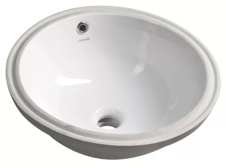 Sapho Creavit Creait pultba építhető kerámiamosdó 44 cm, fehér MA037
