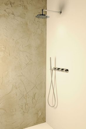 Sapho Kimura falsík alatti termosztátos zuhany csaptelep, 2-irányú váltóval, króm MB623