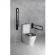 Sapho Medic Rimless kerámia monoblokk WC vario kifolyással, fehér MC102