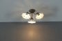 Sapho Napoli mennyezeti lámpa E14 3x40W, fehér keramia búrával, bronz MC613