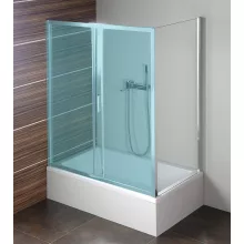   Polysan Deep fix oldalfal zuhanyajtóhoz 1650x900 mm, transzparent MD3316
