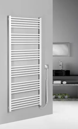 Sapho Metro E fürdőszobai elektromos radiátor 60x162 cm, 800 W, fehér ME616