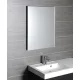 Sapho Accord fazettás tükör lekerekített sarkokkal 70x90 cm, akasztó nélkül MF444