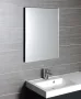 Sapho Accord fazettás tükör lekerekített sarkokkal 70x90 cm, akasztó nélkül MF444