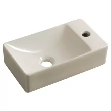   Sapho Small Margitha kerámia kézmosó 38x22 cm, jobbos/bézs MGT38221