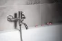 Sapho Minimal fali kádtöltő csaptelep zuhanyszett nélkül, inox MI010