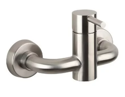 Sapho Minimal egykaros inox zuhanycsaptelep, zuhanyszett nélkül, rozsdamentes acél kivitelben