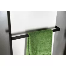   Sapho Tabella törölközőtartó radiátorhoz 39 cm, matt fekete MI390B