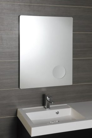 Sapho Cosmetico fali tükör 60x80 cm, beépített kozmetikai tükörrel háromszoros nagyítással MIR2