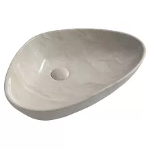   Sapho Dalma kerámia mosdó 58,5x39 cm, bézs márvány MM227