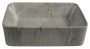 Sapho Dalma kerámia mosdó 48x38 cm, szürke márvány MM513