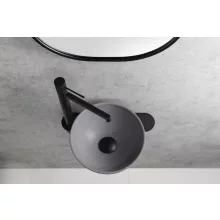 Sapho Minor kerek beton mosdótál 260 mm, szürke MR26017