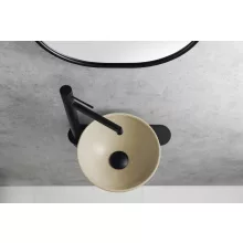 Sapho Minor kerek beton mosdótál 260 mm, sárga MR26022