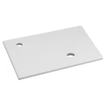   Sapho Minor balos öntött márvány pult 40x22,5 cm, fehér MR400