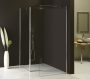 Polysan Modular fix zuhanyfal átlátszó üveggel L típusú ajtós, 2/1-es modul 900mm, króm profil MS3A-90