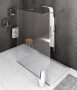 Polysan Modular walk-in zuhanyfal átlátszó üveg 1200 mm, króm MS4-120