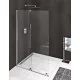 Polysan Modular Shower tolóajtó fix résszel 120 cm, króm profilszín MS5-120