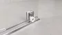 Polysan Modular Shower tolóajtó fix résszel 120 cm, króm profilszín MS5-120