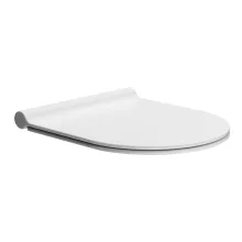   Sapho GSI Pura/Kube X Slim WC-ülőke Soft Close zsanérral, matt fehér MS76SN09