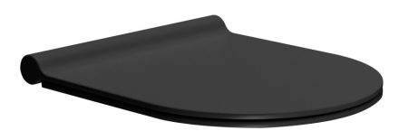 Sapho GSI Pura/Kube X Slim WC-ülőke Soft Close zsnérral, matt fekete MS76SN26