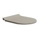 Sapho Gsi Slim duroplast WC ülőke, Soft Close, matt tortora/króm MS86CSN05