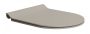 Sapho Gsi Slim duroplast WC ülőke, Soft Close, matt tortora/króm MS86CSN05