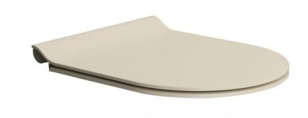 Sapho Gsi Slim duroplast WC ülőke, Soft Close, króm/kréta fehér MS86CSN08