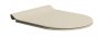 Sapho Gsi Slim duroplast WC ülőke, Soft Close, króm/kréta fehér MS86CSN08