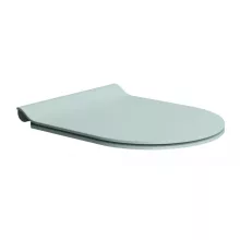  Sapho Gsi Slim duroplast WC ülőke, Soft Close, matt ghiaccio/króm MS86CSN15