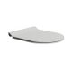 Sapho Gsi Slim duroplast WC ülőke, Soft Close, matt szürke/króm MS86CSN17