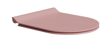 Sapho GSI vékony duroplast WC-ülőke Soft Close mechanizmussal, matt rózsaszín MS86CSN24