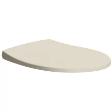 Sapho Gsi Modo duroplast WC ülőke Soft-Close és Easy Take rendszerrel, krómozott zsanérokkal, matt kréta színben.
