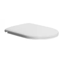   Sapho GSI Pura/Kube X duroplast WC-ülőke Soft Close zsanérokkal, matt fehér/króm MS992C09