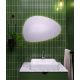 Sapho STEN aszimmetrikus fürdőszobai tükör 80x55 cm háttér LED világítással NA280