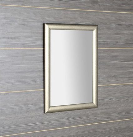 Sapho VALERIA keretes tükör 580x780 mm, platina színű kerettel NL393