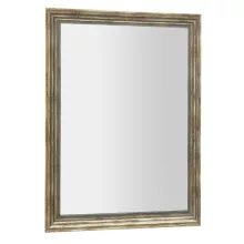   Sapho Degas fürdőszobai tükör fa kerettel 716x916 mm, fekete / antik bronz NL730