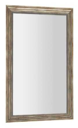 Sapho Degas fürdőszobai tükör fa kerettel 616x1016 mm, fekete / antik bronz NL731
