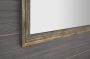 Sapho Degas fürdőszobai tükör fa kerettel 616x1016 mm, fekete / antik bronz NL731