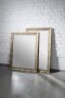 Sapho Degas fürdőszobai tükör fa kerettel 616x1016 mm, fekete / antik bronz NL731