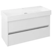   Sapho Nirona 2 fiókos mosdótartó szekrény pipererendezővel 95x43 cm, fehér NR100-3030