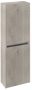 Sapho Nirona két ajtós állószekrény 40x138x20 cm, jobbos/balos kivitel, mokka tölgy NR450-1212