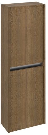 Sapho Nirona két ajtós állószekrény 40x138x20 cm, jobbos/balos kivitel, sherwood tölgy NR450-1515