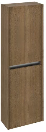 Sapho Nirona két ajtós állószekrény 40x138x20 cm, jobbos/balos kivitel, sherwood tölgy NR450-1515