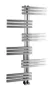 Sapho Rado fürdőszobai radiátor 600x1190 mm, csiszolt inox NR650